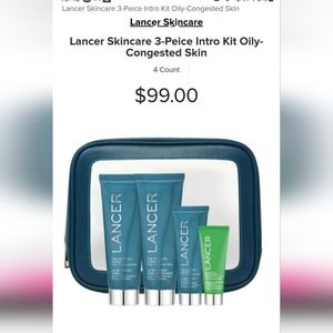 Lancer Skincare Intro Kit for Oily/Congested Skin